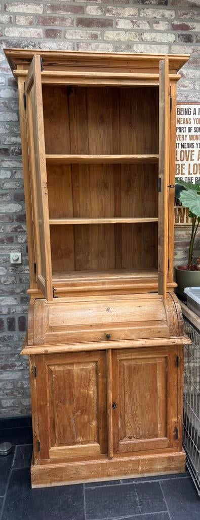 Teak houten kast., Huis en Inrichting, Kasten | Buffetkasten, Ophalen, Gebruikt, Teakhout, 50 tot 100 cm