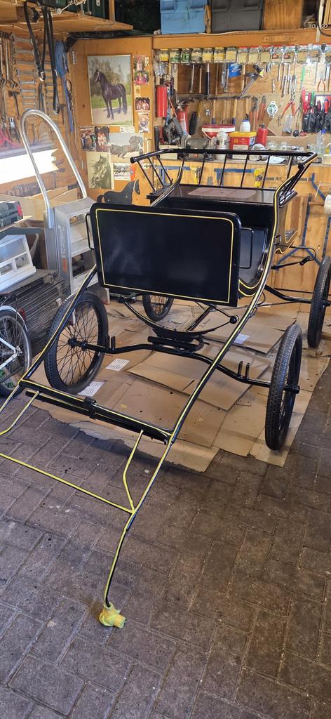 Concourse wagen, Dieren en Toebehoren, Rijtuigen en Koetsen, Zo goed als nieuw, Marathonwagen, Pony