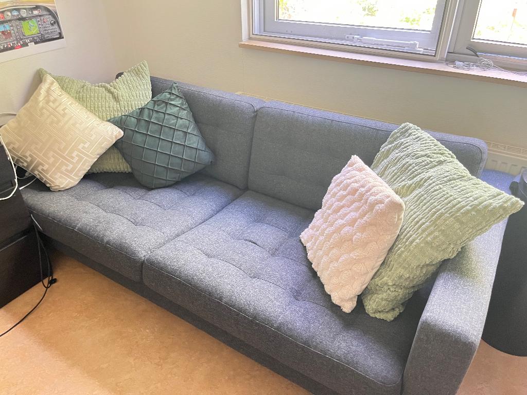 Landskrona Ikea 3 zits bank, Ophalen, 150 tot 200 cm, Driepersoons, 75 tot 100 cm
