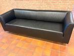Gelderland 4800 - zwart leer, Ophalen, Gebruikt, Driepersoons, 200 tot 250 cm
