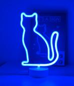 Legami Neon LED Lamp 'It's a Sign' Kat - Blauw, Huis en Inrichting, Ophalen of Verzenden, Zo goed als nieuw