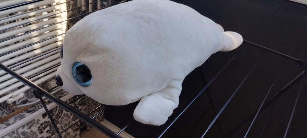 Grote witte zeehond ty, Kinderen en Baby's, Speelgoed | Knuffels en Pluche, Ophalen of Verzenden, Overige typen