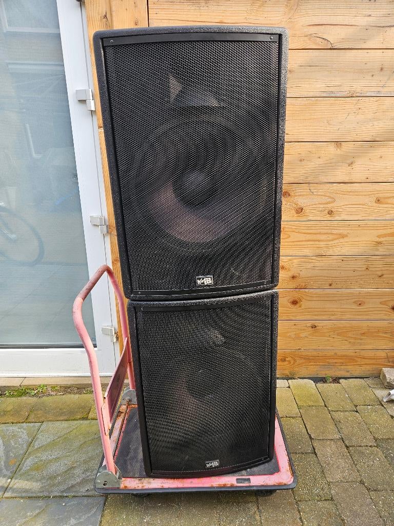 Speakers VMB, Zo goed als nieuw, 120 watt of meer, Front, Rear of Stereo speakers, Ophalen