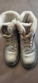 Zilveren Frozen laarzen maat 33, Ophalen of Verzenden, Gebruikt, Meisje, Laarzen