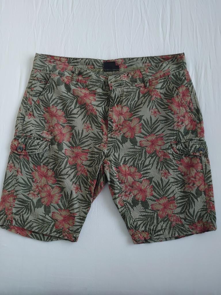 bermuda Checker maat L, Verzenden, Zo goed als nieuw, Maat 52/54 (L), Checker