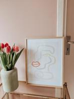 Desenio poster abstract gezicht 30x40cm, Huis en Inrichting, Woonaccessoires | Schilderijen, Tekeningen en Foto's, Ophalen, Zo goed als nieuw