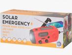 Rode Solar Emergency Radio met Power Bank en LED Licht, Ophalen of Verzenden