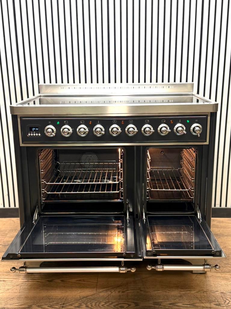 Luxe Boretti Majestic Fornuis INDUCTIE met 6 zones 100x70 cm, Fornello Esperta, Ophalen of Verzenden, Zo goed als nieuw, Energieklasse A of zuiniger