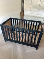 Bopita ledikant voor dreumes - Zwart met hout, Kinderen en Baby's, Babywiegjes en Ledikanten, Ophalen, Gebruikt, Ledikant