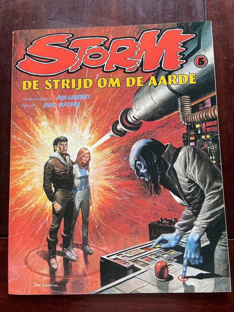 Storm 5: De Strijd om de Aarde - Don Lawrence, Eén stripboek, Ophalen, Gelezen
