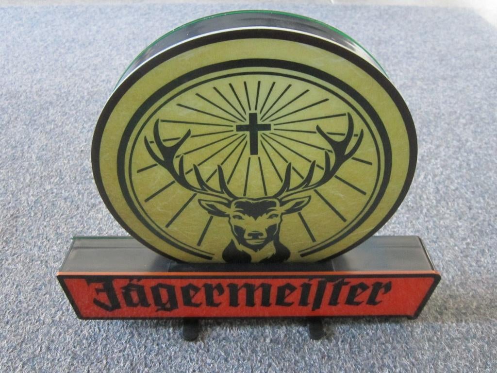 JAGERMEISTER LED LICHTRECLAME, Ophalen, Zo goed als nieuw, Lichtbak of (neon) lamp