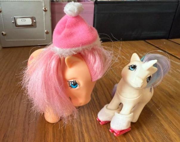 My Little Pony G1 Snow Angels 1984 - incompleet, Ophalen of Verzenden, Gebruikt