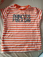 Oranje /Wit gestreept T shirt maat 98 l/ 104 zgan, Ophalen of Verzenden, Zo goed als nieuw, Maat 98