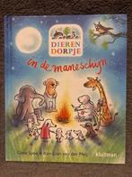 Dieren Dorpje in de Maneschijn - Gitte Spee, Boeken, Ophalen of Verzenden, Zo goed als nieuw, Uitklap-, Voel- of Ontdekboek, 2 tot 3 jaar