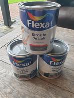 Flexa Strak in de Lak buitenlak hoogglans antraciet, Ophalen of Verzenden, Nieuw, Wit, Lak