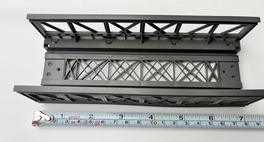 Kibri H0 brugligger 17 cm grijs modelspoor brugdeel, Hobby en Vrije tijd, Overige merken, Gelijkstroom of Wisselstroom, Brug, Tunnel of Gebouw