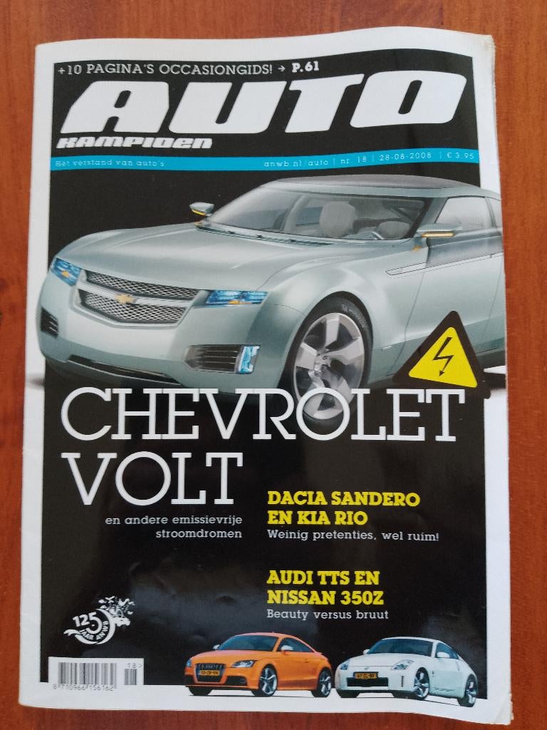 Autokampioen 18 2008 Volt, Sandero, Audi TTZ, 350Z, Sierra, Boeken, Ophalen of Verzenden, Audi