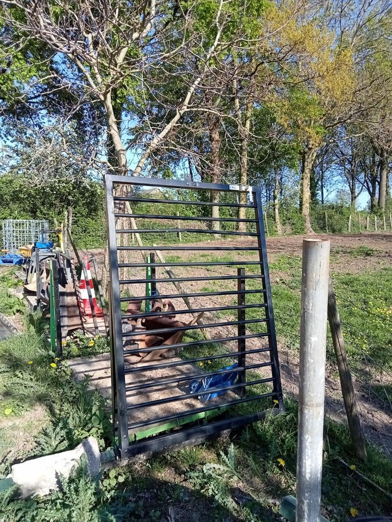 Zwart hek, Ophalen, IJzer, Tuinhek