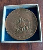 Karl Landsteiner penning brons in origineel doosje  Begeer, Ophalen of Verzenden, Brons