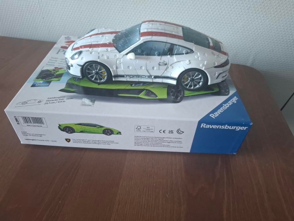 Twee 3D puzzela van Ravensburger, Ophalen of Verzenden, Minder dan 500 stukjes, Zo goed als nieuw, Rubik's of 3D-puzzel