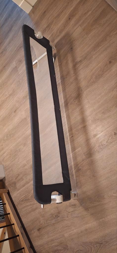 Bedhekje grijs met gaas, Kinderen en Baby's, Kinderkamer | Bedden, Gebruikt, 140 tot 160 cm, Minder dan 70 cm, Ophalen