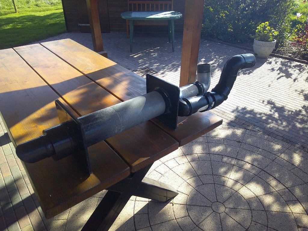 Geveldoorvoer., Doe-het-zelf en Verbouw, Ophalen of Verzenden, Gebruikt, Afzuiger