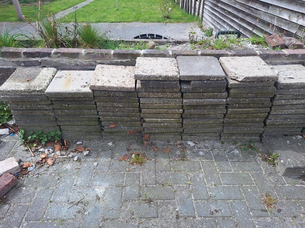 GRATIS 130 stoeptegels 30x30, Tuin en Terras, Tegels en Klinkers, Ophalen of Verzenden