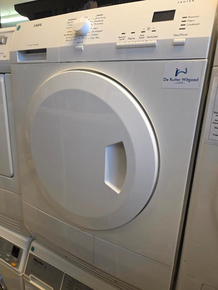 condensdroger - AEG - 7kg, Witgoed en Apparatuur, Wasdrogers, Refurbished, Condens, Voorlader, 6 tot 8 kg, 85 tot 90 cm, Anti-kreukfase