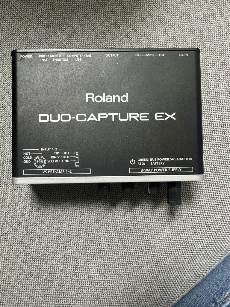 Roland Duo-Capture EX UA-22 audio interface, Ophalen of Verzenden, Zo goed als nieuw