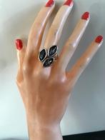 Zamak ring (36) (36,- =14,50) 18 bijna 19, Sieraden, Tassen en Uiterlijk, Ringen, Met kristal, Nieuw, Ophalen of Verzenden, Dame of Heer