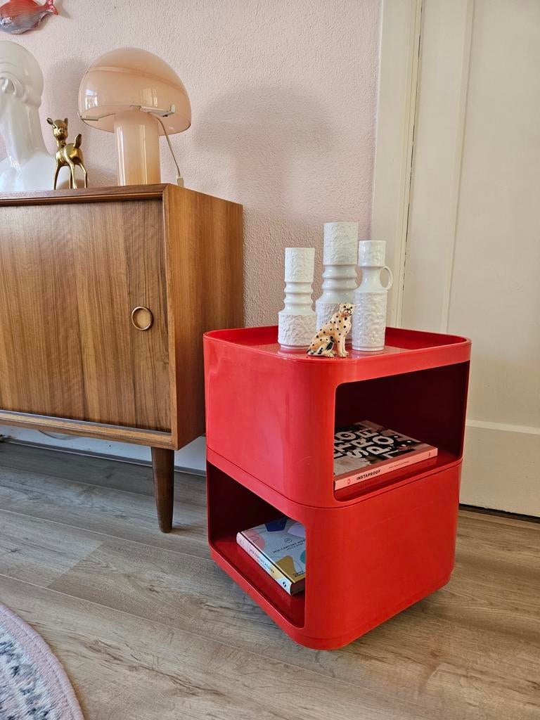 Vintage design Anna Castelli Kartell Componibili trolley, Ophalen of Verzenden