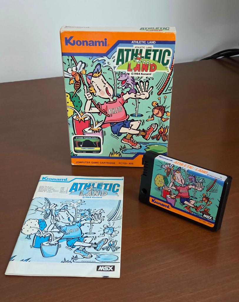 MSX - Athletic Land CIB - Konami, Verzenden, MSX