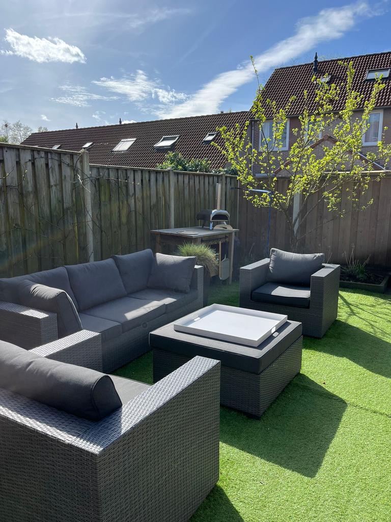 Intenso loungeset (Kees Smit), Tuin en Terras, Ophalen, 5 zitplaatsen, Gebruikt, Loungeset