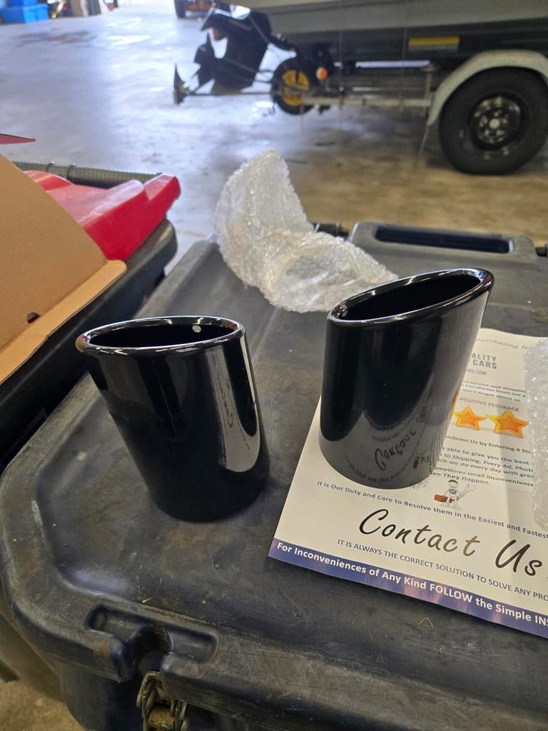 Uitlaat eindstukken. Koopje wegens verkeerd besteld., Ophalen of Verzenden, Nieuw, BMW