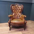 Chesterfield voltaire fauteuil, Huis en Inrichting, Fauteuils, Gebruikt, 75 tot 100 cm, Ophalen of Verzenden, 75 tot 100 cm