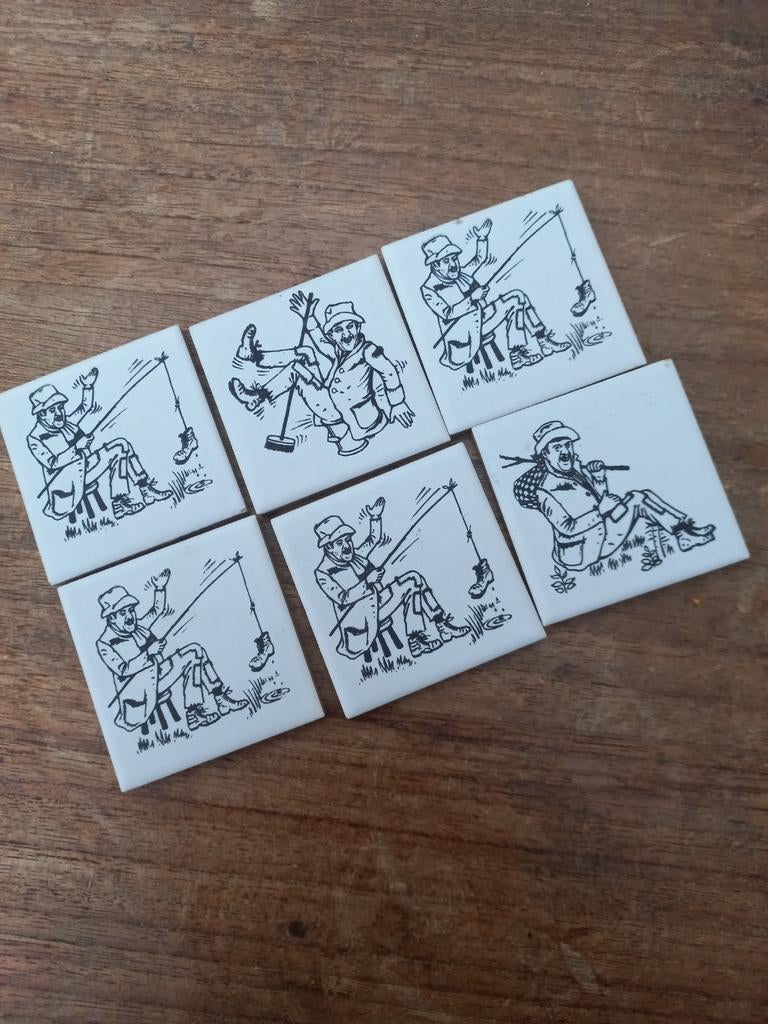 Swiebertje tegeltjes. Vintage. Tegel. Tv-serie, Antiek en Kunst, Curiosa en Brocante, Ophalen of Verzenden