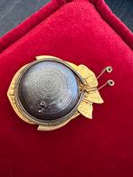 Vintage Langani Broche met Sierlijke Details, Met kristal, Overige materialen, 4 tot 7 cm, Gebruikt