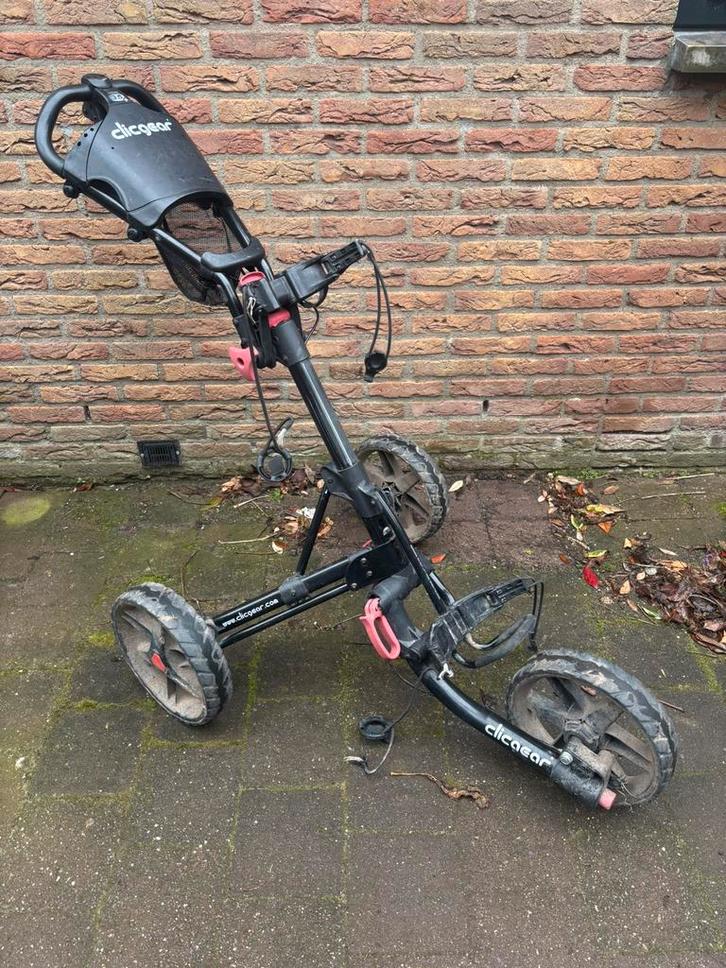 Clicgear 3.5+ Golftrolley, Sport en Fitness, Golf, Zo goed als nieuw, Golfkar, Ophalen of Verzenden