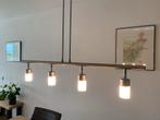 Dimbare eettafellamp met 4 spotjes - RVS, Ophalen, Gebruikt, Metaal, 50 tot 75 cm