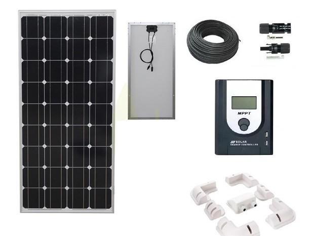 170Wp set + 20A MPPT  Laadregelaar boot accu camper caravan, Watersport en Boten, Accessoires en Onderhoud, Nieuw, Ophalen of Verzenden