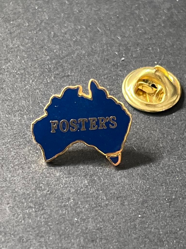 Foster's Bier Pin - Australië Kaart Speldje, Verzamelen, Biermerken, Ophalen of Verzenden, Zo goed als nieuw