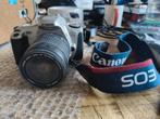 Canon EOS 300 Spiegelreflexcamera met EF 28-80mm lens, Audio, Tv en Foto, Fotocamera's Analoog, Ophalen, Gebruikt, Spiegelreflex