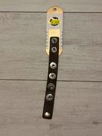 Lederen armband - Ona clix - Taupe, Ophalen of Verzenden, Nieuw, Bruin, Leer