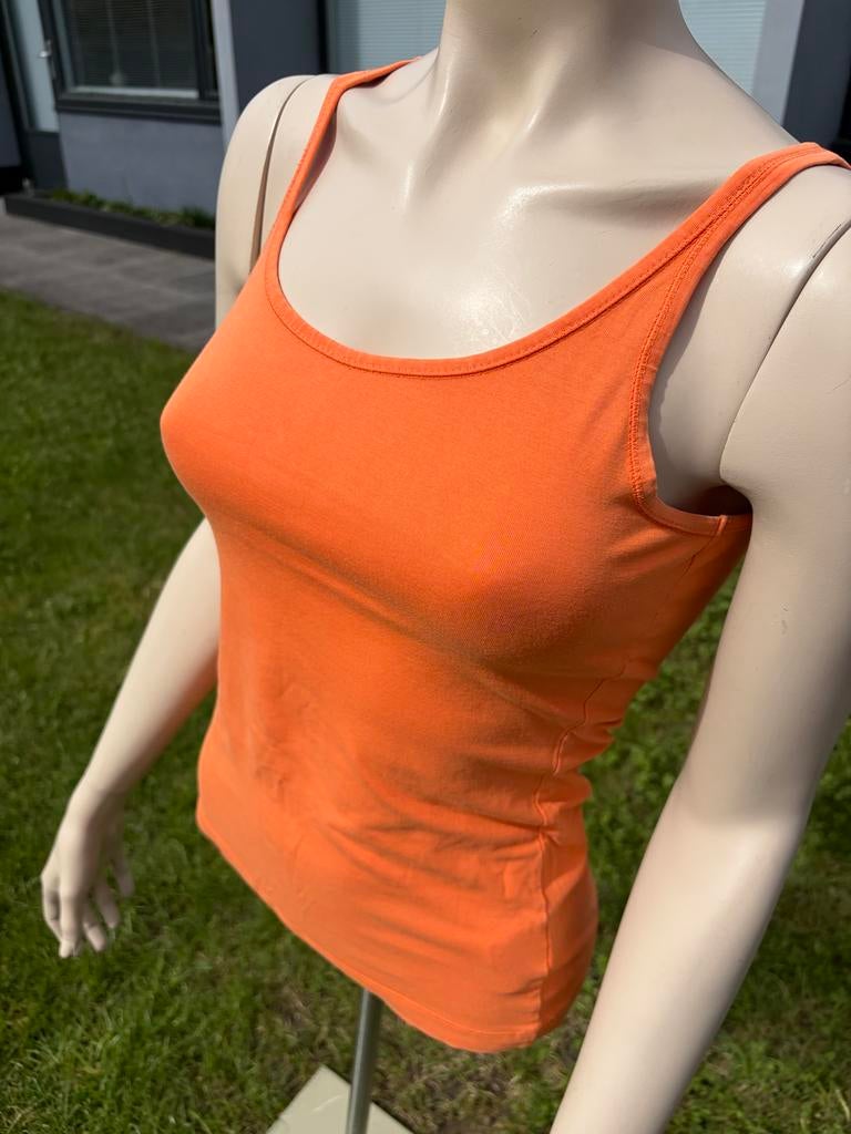 Oranje DIVI DED. top maat 38, Maat 38/40 (M), Oranje, Ophalen of Verzenden, Zonder mouw