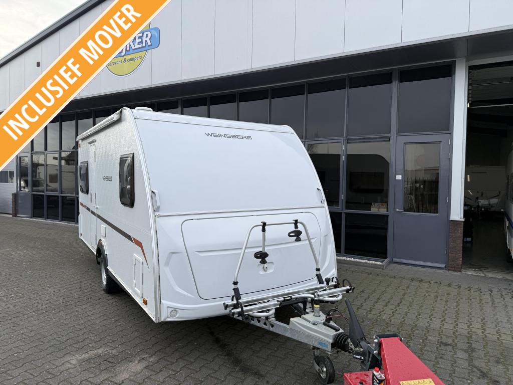Weinsberg CaraCito 450 FU Fransbed 205cm Rondzit 940Kg 2022, Caravans en Kamperen, Overige merken, Schokbreker, Bedrijf, Treinzit
