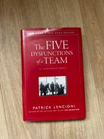 The Five Dysfunctions of a Team - Patrick Lencioni, Boeken, Ophalen of Verzenden, Gelezen, Management