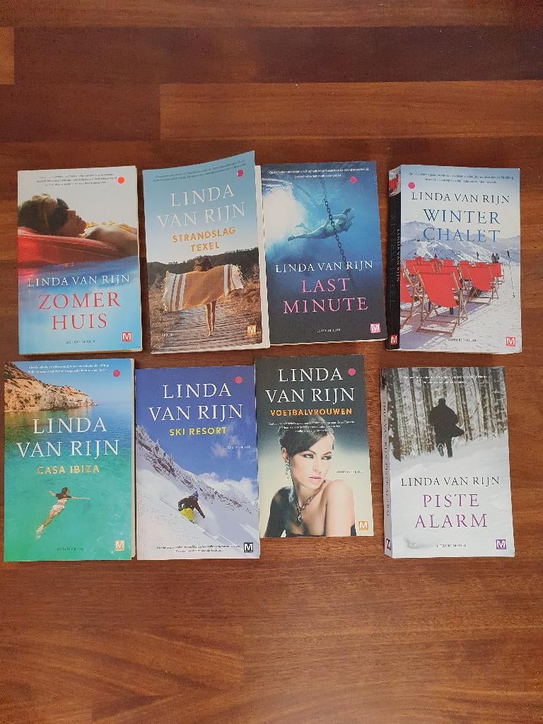 8x van  Linda van Rijn, Boeken, Ophalen of Verzenden, Gelezen