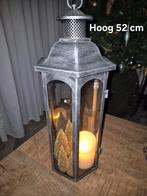 Nieuw  zeer mooi windlicht met electra  kaars, Tuin en Terras, Ophalen, Wandlamp, Nieuw, Netvoeding