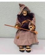 Vintage Deco heksenpop heksen beeld pop 30CM Halloween, Ophalen of Verzenden, Zo goed als nieuw, H, H