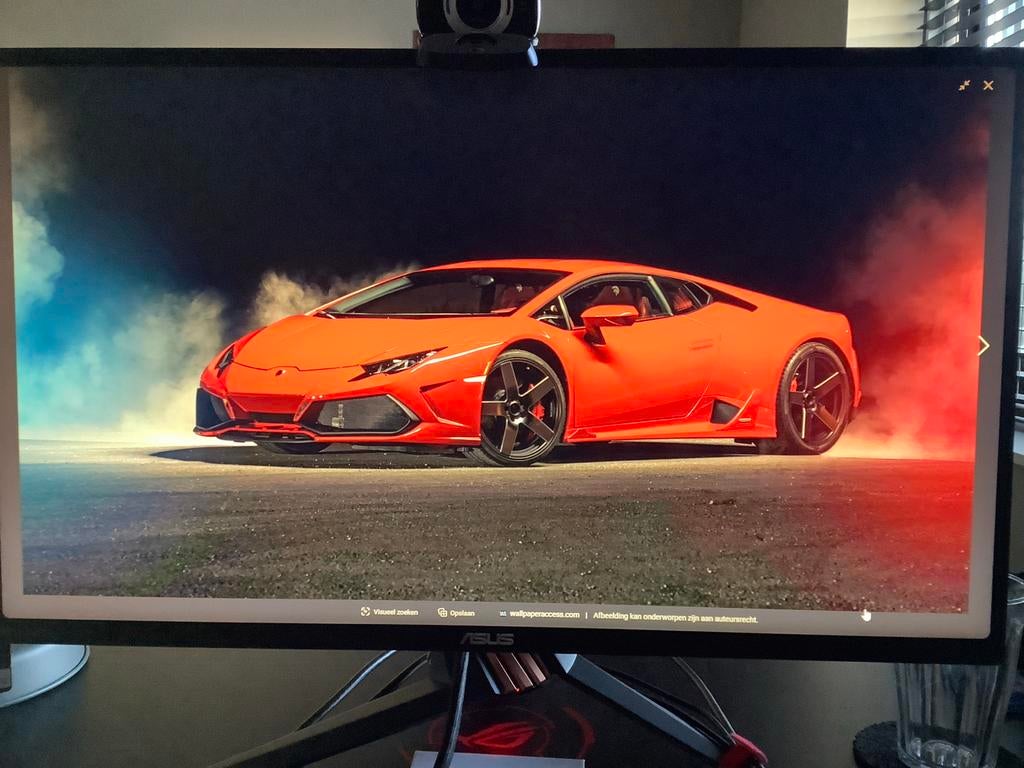 ASUS ROG Swift PG258Q Gaming Monitor - 240Hz, G-Sync, IPS, In hoogte verstelbaar, Minder dan 1 ms, HDMI